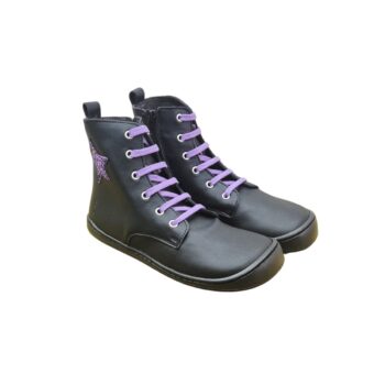 Botas Militares Estrella – 9086-R Salvaje Negro Lila - Flexinens