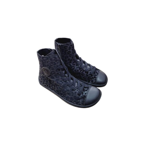 Botines Barefoot Brillante/Leopardo Galaxia - Coqueflex ADAM 15500