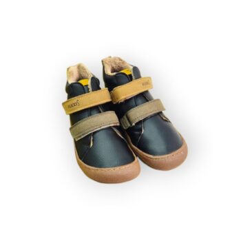 Bota Barefoot FlexiNens 9012-R F/Borr MICROFIBRA-Negro/Militar/Tierra VEGANO