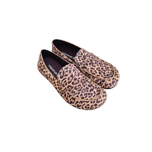 Mocasín Leopardo Bolas 4395 Coqueflex