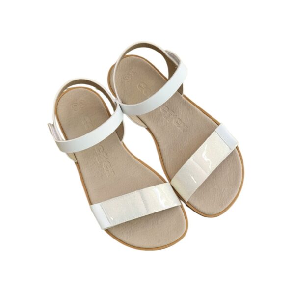 Sandalia 15536 Micropiel Blanco Coqueflex