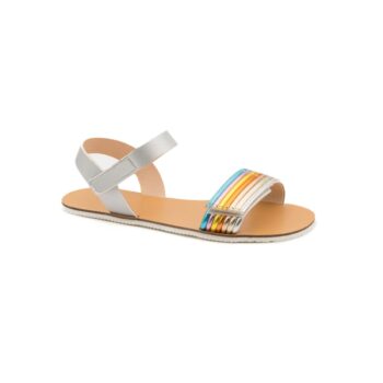 Sandalia multicolor plata Coqueflex 15524